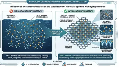 398. Influence of a Graphene Substrate on the Stabilization of Molecular Systems with Hydrogen Bonds
