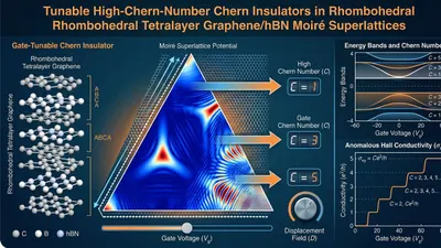 397. Tunable high-Chern-number Chern insulators in rhombohedral tetralayer graphene/hBN moiré superlattices
