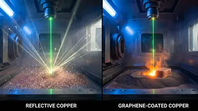 425. Graphene-Coated Copper Powder for Laser Sintering: A Practical Route to Printing Pure Copper on Standard Fiber Lasers